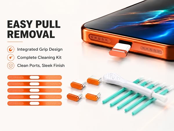 usb c port plug phone dust plug dust plug charm type c dust plug