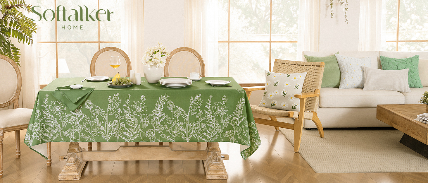 spring tablecloth