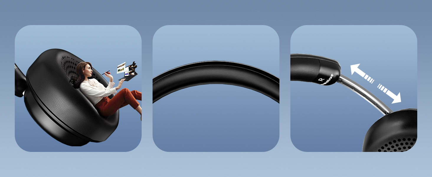 wired headphone with micphone for laptop usb headphone with mic computer headphone