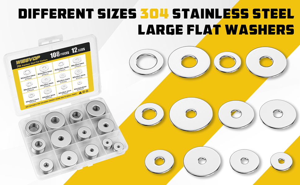 assorted metal washer kit