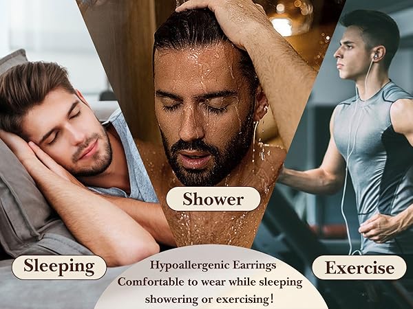 Black Earrings for Men