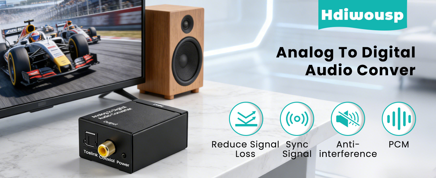 analog audio to digital converter