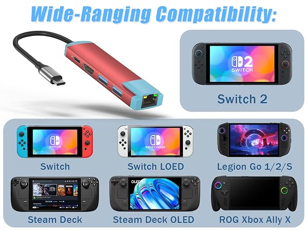 switch 2 ,steam deck