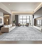 Restydon 8x10 Area Rugs for Living Room, Non-Slip Backing Large Washable Rug for Nursery Room, Vi...