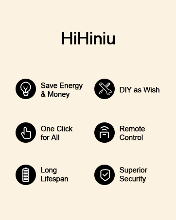hihiniu wireless remote control outlet light switch for home appliances