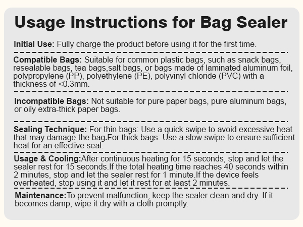 bag resealer for chip bags chip sealer handheld