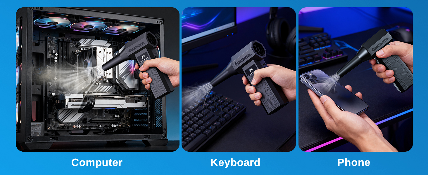 MiaEpic Compressed Air Duster for Computer,Keyboard,Phone