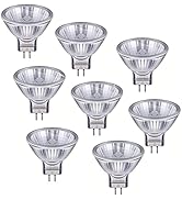 Edearkar Halogen Light Bulbs Halogen Lamp MR16 12 Volt 10Watt Halogen Bulbs for Landscape Light,S...