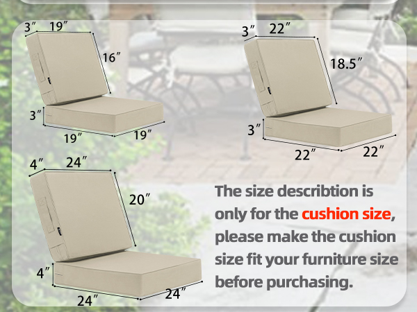 patio chair cushion 