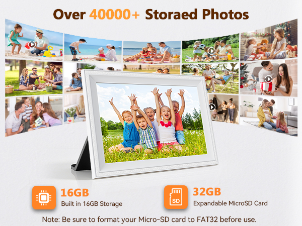 photo frame electronic capable of storing over 40000 photos