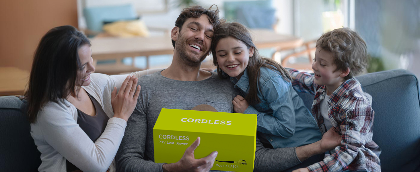 Leaf Blower with 2 Batteries and Charger