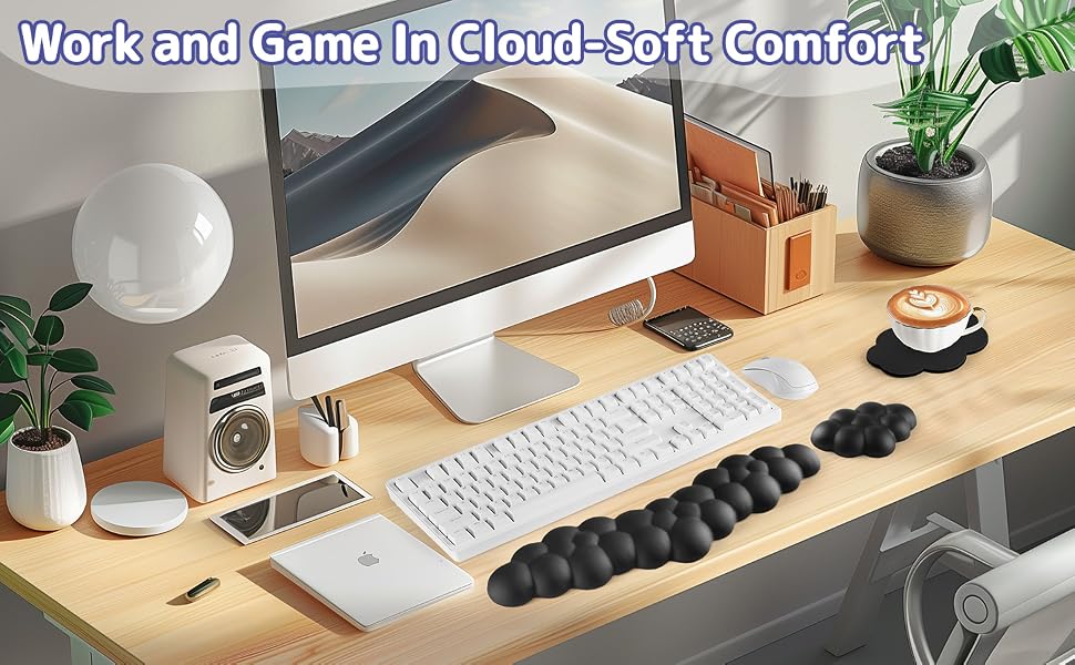 Cloud Wrist Rest Keyboard