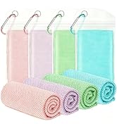 ExTowel Excellent 4 Pack Cooling Towels for Neck and Face(40"x12"), Cooling Neck Wraps, Ice Towel...
