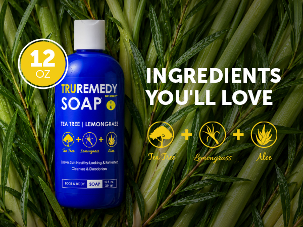 Truremedy Body Wash Tea Tree Lemongrass