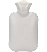 500ML Hot Water Bag, Leak Proof PVC Warm Water Bottle for Winter, with Multi Part Application, fo...