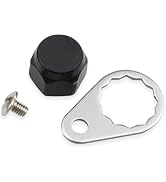 1 Set M7 Fishing Reel Screws Nut Caps, Metal Fishing Reel Handle Screw Cap Crank Nuts and Locking...