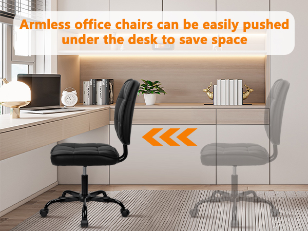 desk chair without arms