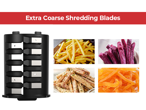 Extra Coarse Shredding Blades