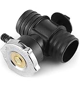 Radiator Coolant Filler, Duokon radiator filler neck, Radiator Cap with T-Branch Water Pipe Kit 5...