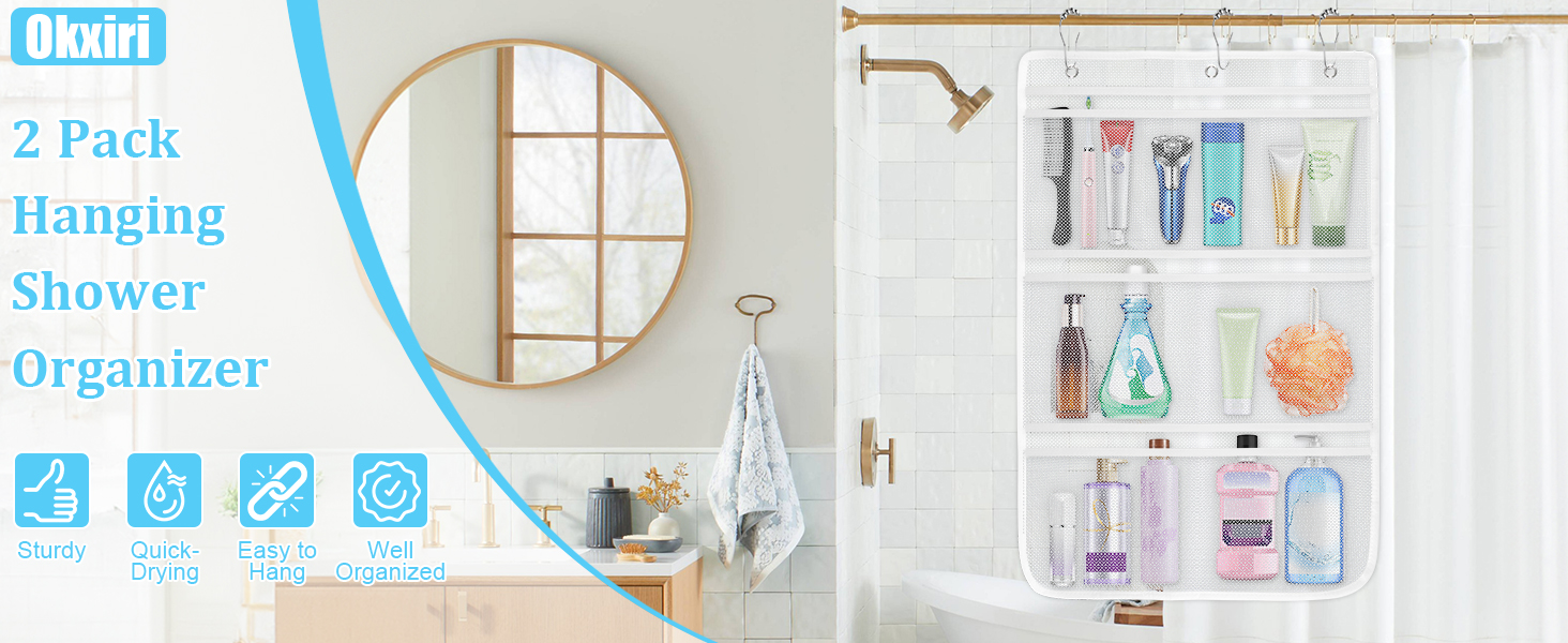 mesh shower caddy