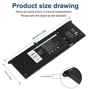 0PG8YJ 927N5 0927N5 FH3K2 0FH3K2 MGCM5 0MGCM5 JGCCT N9XX1 battery