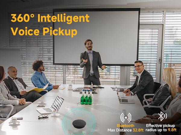 conference speaker and microphone