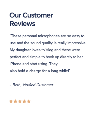 Wireless Microphone for iPhone, bluetooth microphone, mic, iphone microphone for video recording