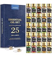 Essential Oil Set - 100% Natural Essential Oils 25 x 5ML -Aromatherapy Oils Gift Set for Diffuser...
