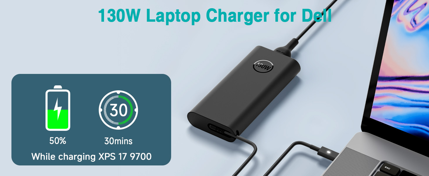 130W USB C Charger for Dell