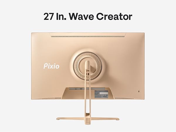 Pixio PX27U Wave Beige 27 inch 160Hz Refresh Rate 4K 3840x2160p Resolution Fast IPS Panel 1ms GTG Re...