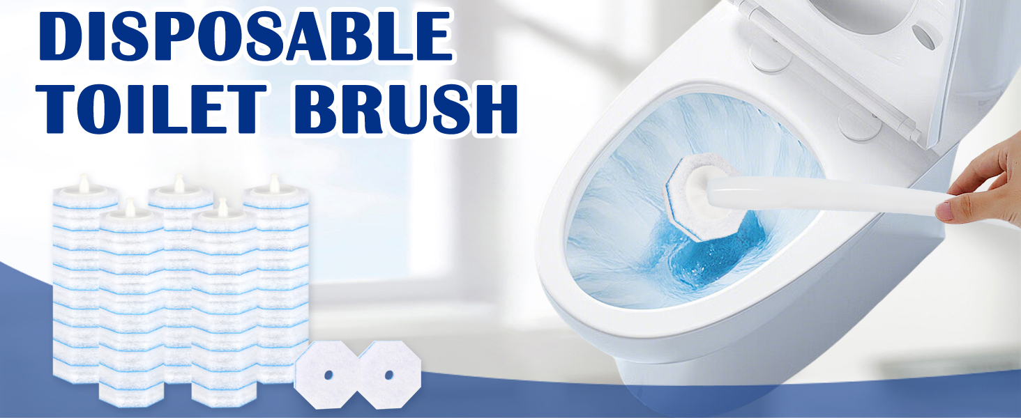 DISPOSABLE TOILET BRUSH