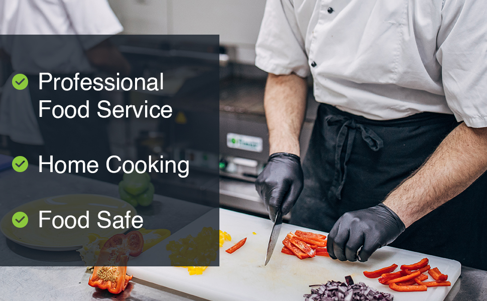 Kitchen gloves, cooking gloves, food service gloves, food safe gloves