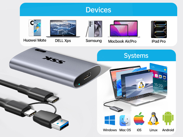 128GB SSD External Hard Drive