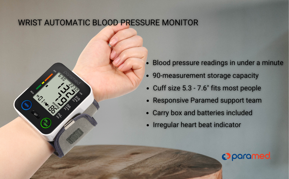 wrist blood pressure monitor