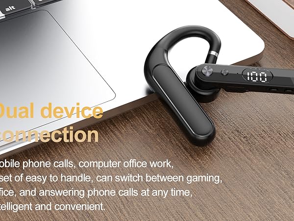 multipoint singel ear bluetooth headset