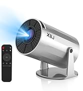 XBJ [Built-in Apps] 5G WiFi Bluetooth Smart Projector,4K support HD Portable Projector, Mini Proj...