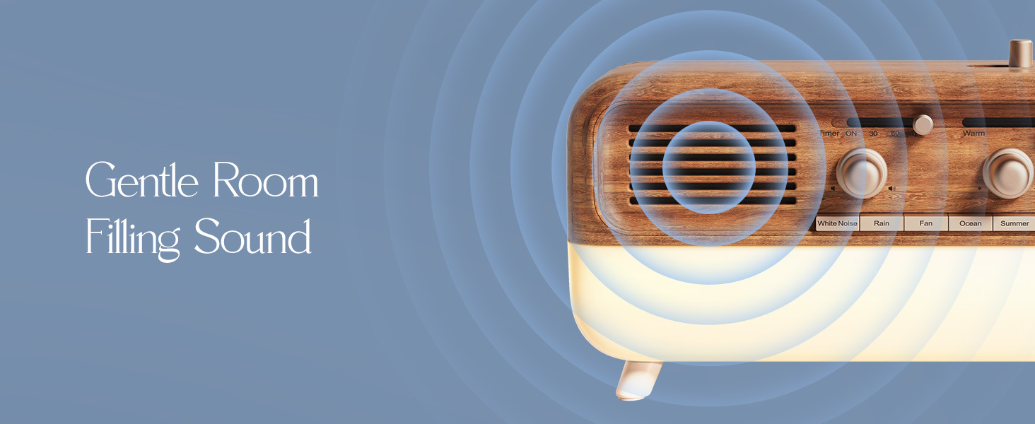 sleep machine, bluetooth speaker, clock,