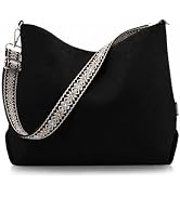 Prite Women’s Corduroy Tote Bag with Zipper, Stylish Shoulder Bag with Adjustment Straps for Work...