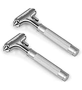 OUDEW 2 Packs Car Safety Hammer, Car Glass Breaker with Seat Belt Cutter, Automotive Escape Tool,...