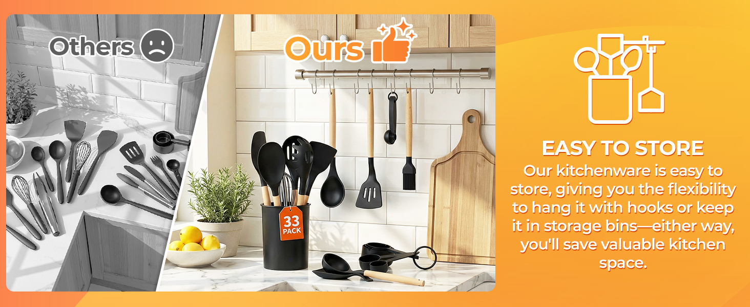 silicone spatula set