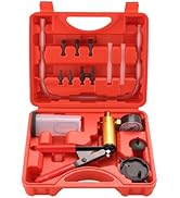 NYXOVA 2 in 1 Handheld Vacuum Pump Brake Bleeder Kit for Motorcycle, 16 pcs Brake Fluid Bleeder O...
