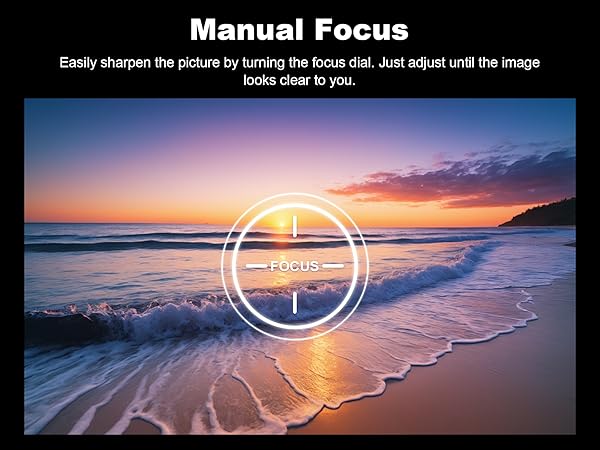 Manual Focus Projector