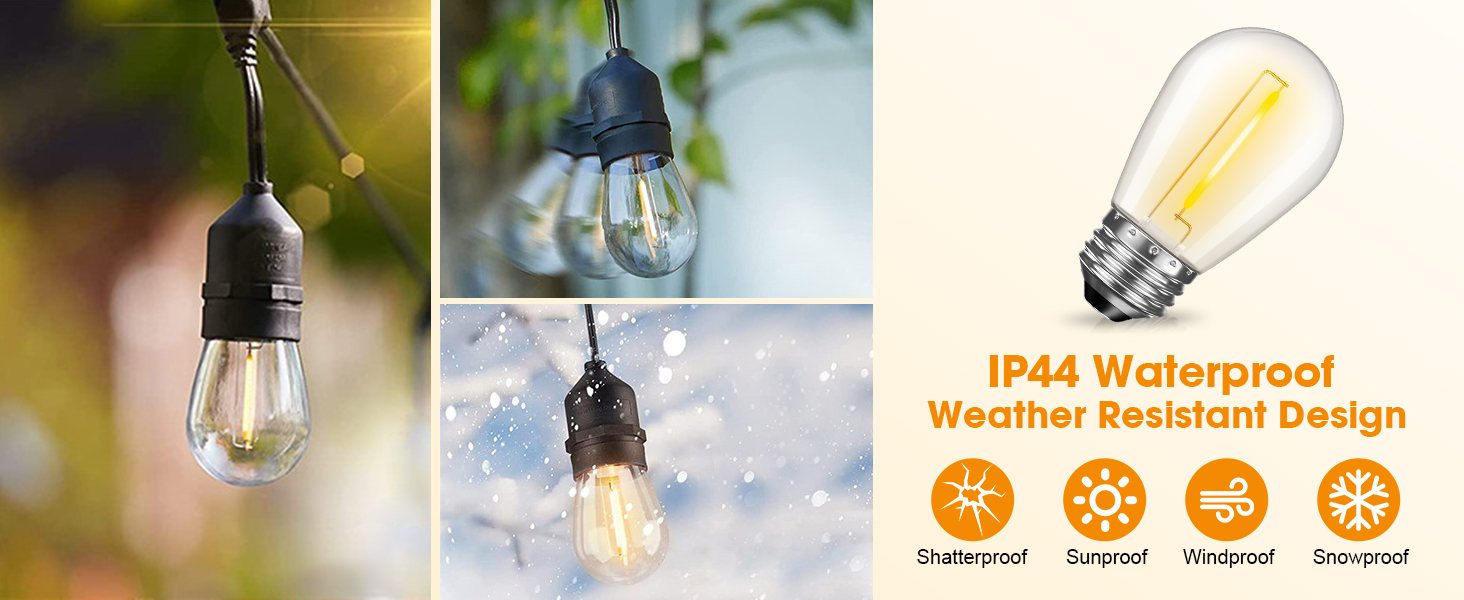 replacement edison bulbs for outdoor string lights