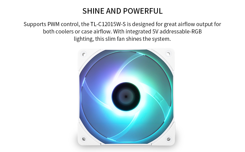  C12015W-S CPU rgb fan