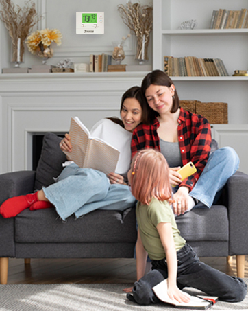 1 Stage heat 1 Stage cool thermostat easy to use and install