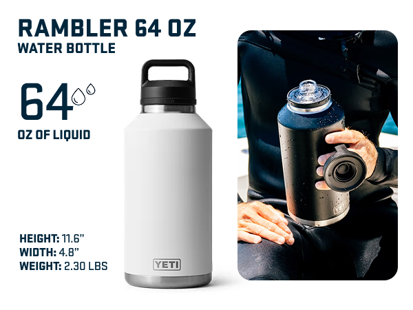 64 oz chug cap rambler