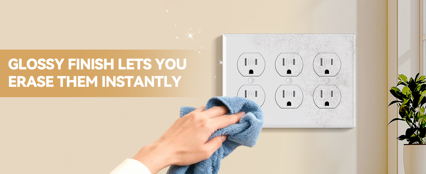 3 Gang Standard Duplex Switch Wall Plate