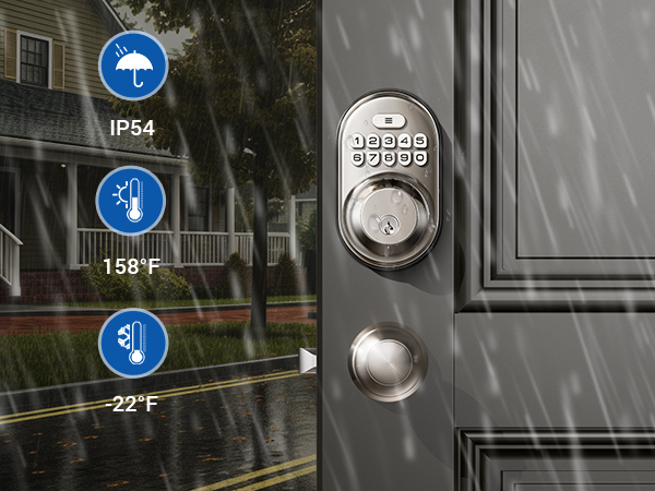 keyless entry door lock