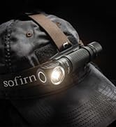 Sofirn SP40A Rechargeable Headlamp, 1200 High Lumen Max Flashlight with LH351D 5000K 90 High CRI ...