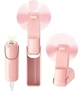 xigmer Portable Mini Handheld Fan,3 IN 1 Personal Travel Foldable Rechargeable Hand Fan,Pocket Fa...